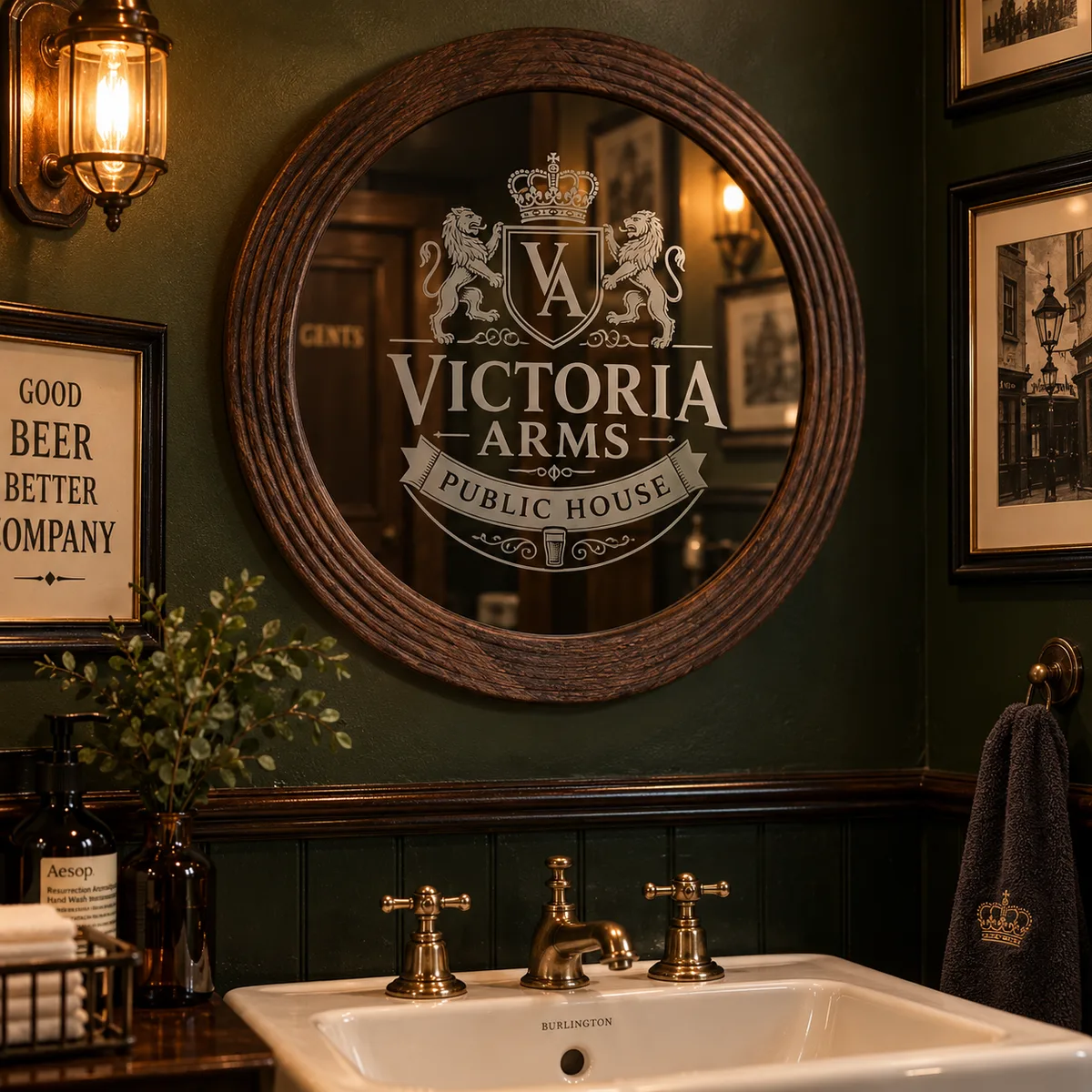 Engraved Mirror